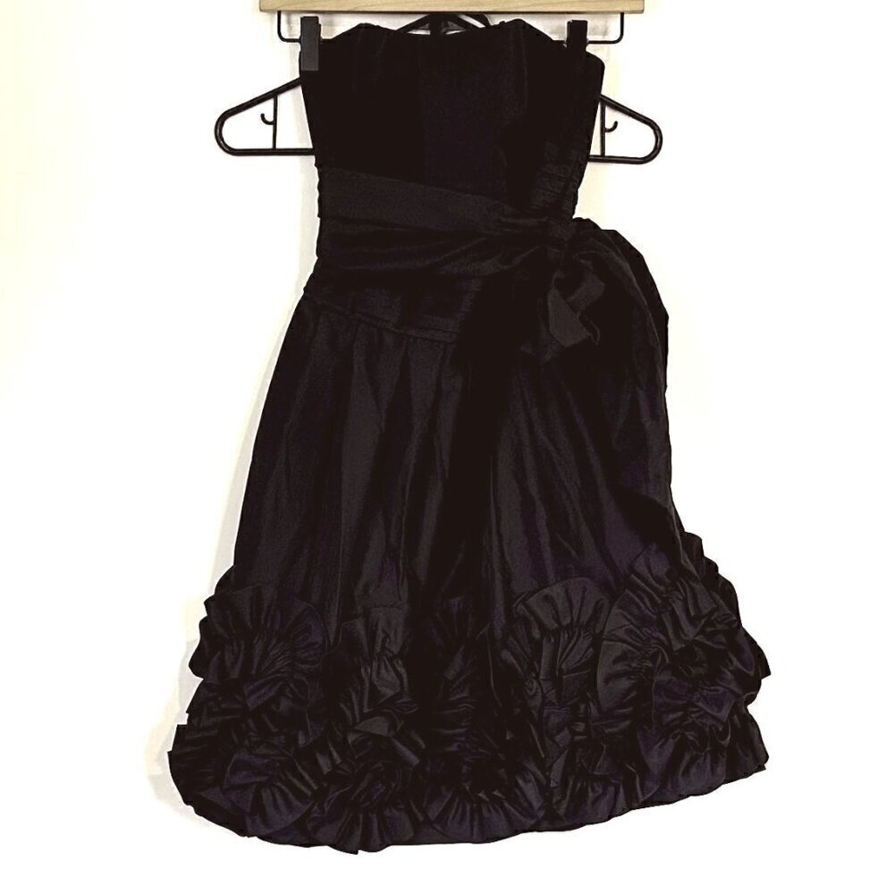 Night Way Black Mini Cocktail Dress